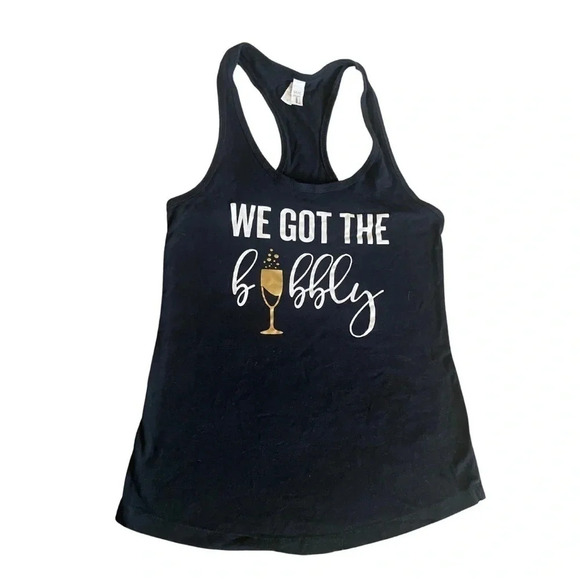 Ideal T by Next Level “ We Got The Bubbly” Tank Top. Women’s Size Small. - Picture 6 of 8